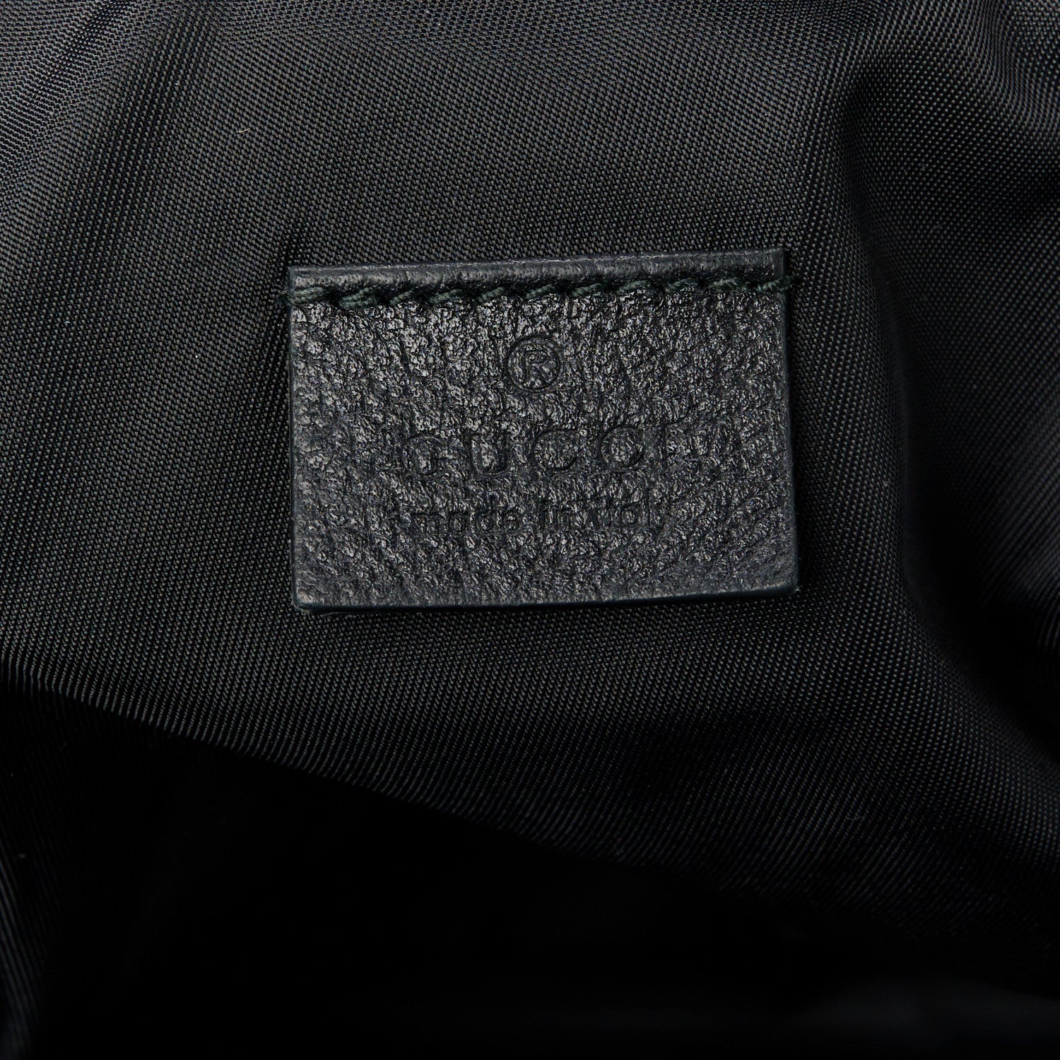 Gucci Nylon 80s Logo Patch Belt Bag Black 8 of 14