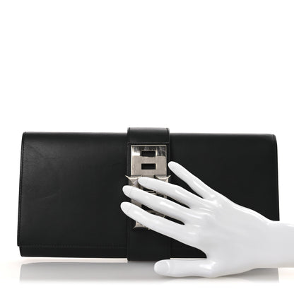 Hermes Box Medor 29 Clutch Black 2 of 12