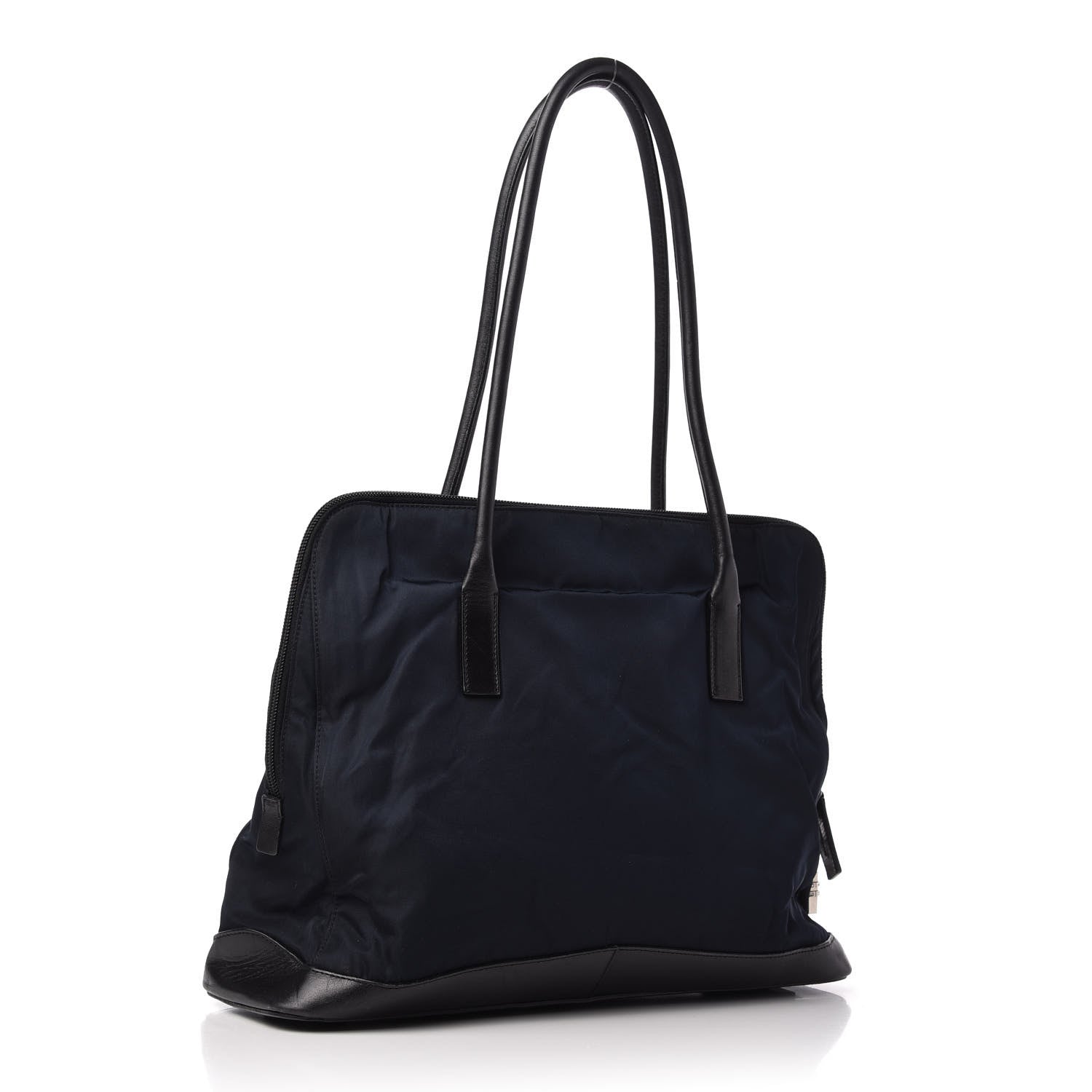 Prada Tessuto Nylon Shoulder Bag Blue 3 of 11