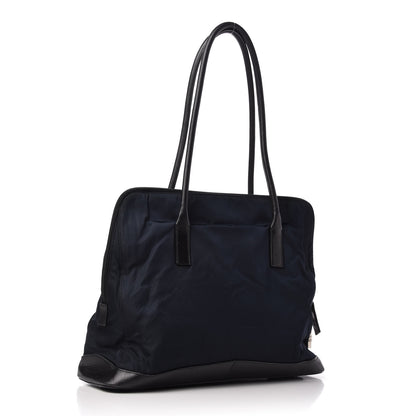 Prada Tessuto Nylon Shoulder Bag Blue 3 of 11