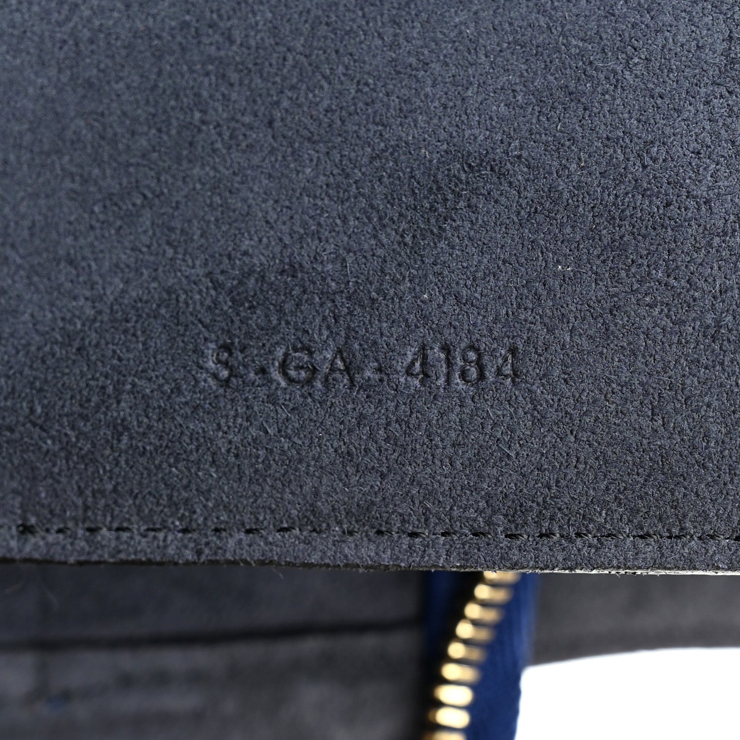 Celine Grained Calfskin Mini Belt Bag Indigo 8 of 16