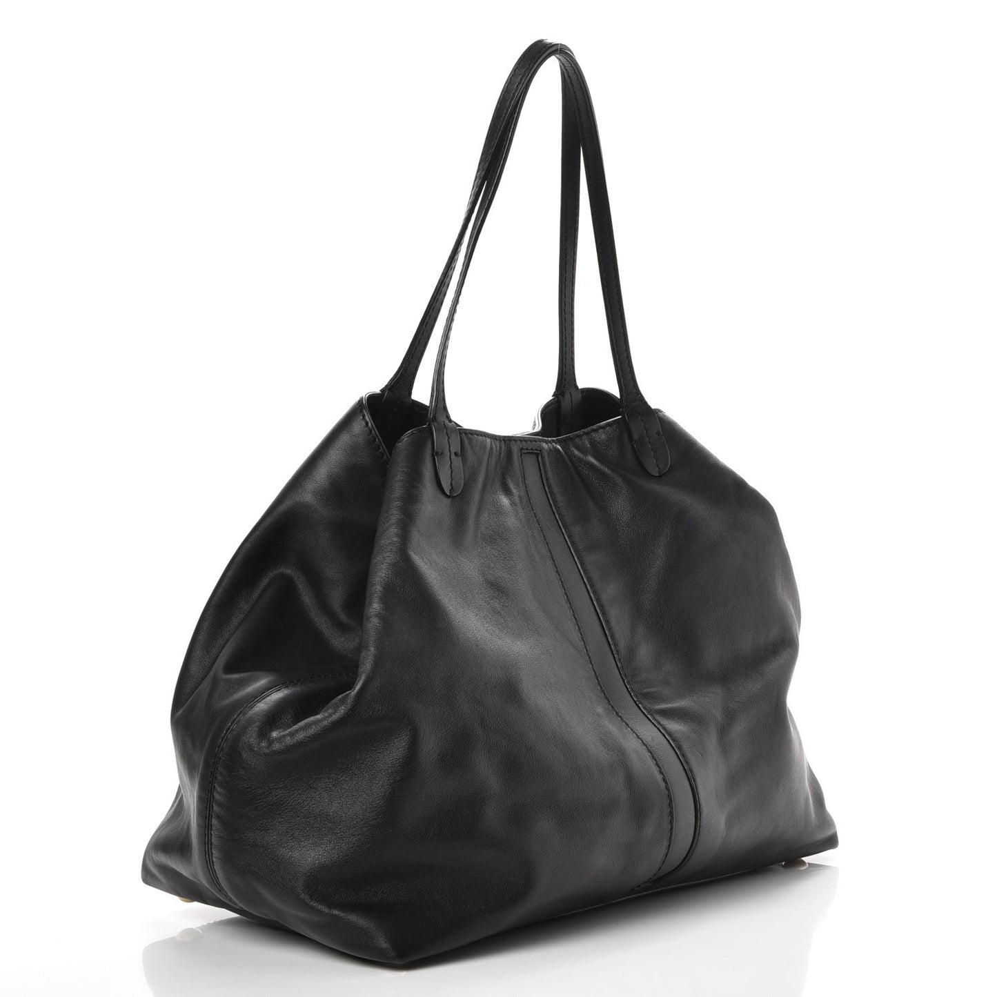 Grained Calfskin Va Va Voom Tote Black