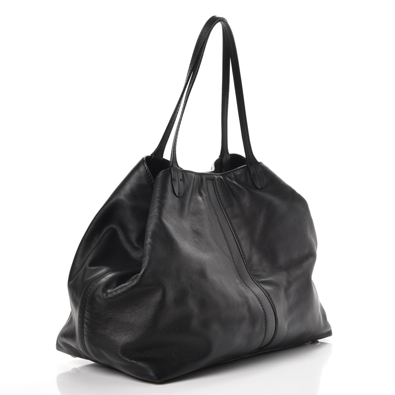 Valentino Garavani Grained Calfskin Va Va Voom Tote Black 5 of 9