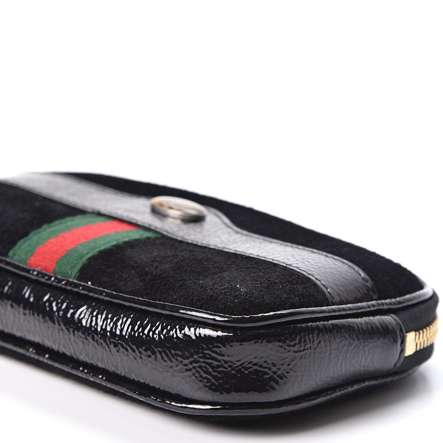 Suede Patent Ophidia Belted iPhone Case 95 38 Black