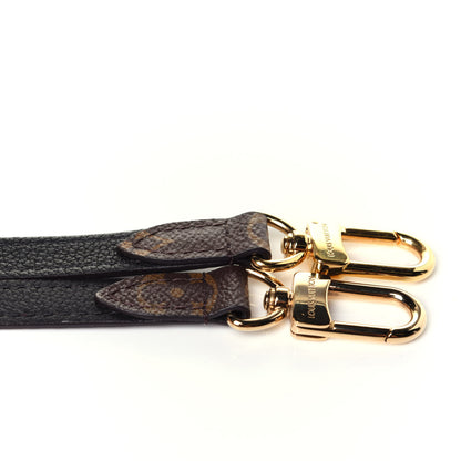 Louis Vuitton Calfskin Monogram Marignan Adjustable Shoulder Strap Black 6 of 6