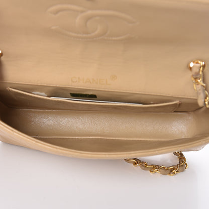 Chanel Lambskin Quilted Small Single Flap Beige 5 of 19