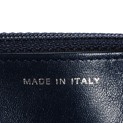 Chanel Caviar Timeless CC Wallet on Chain WOC Navy Blue 9 of 9