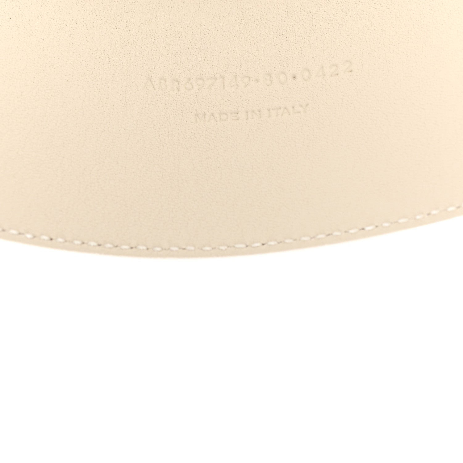 Saint Laurent Snakeskin Corset Buckle Belt White 4 of 6