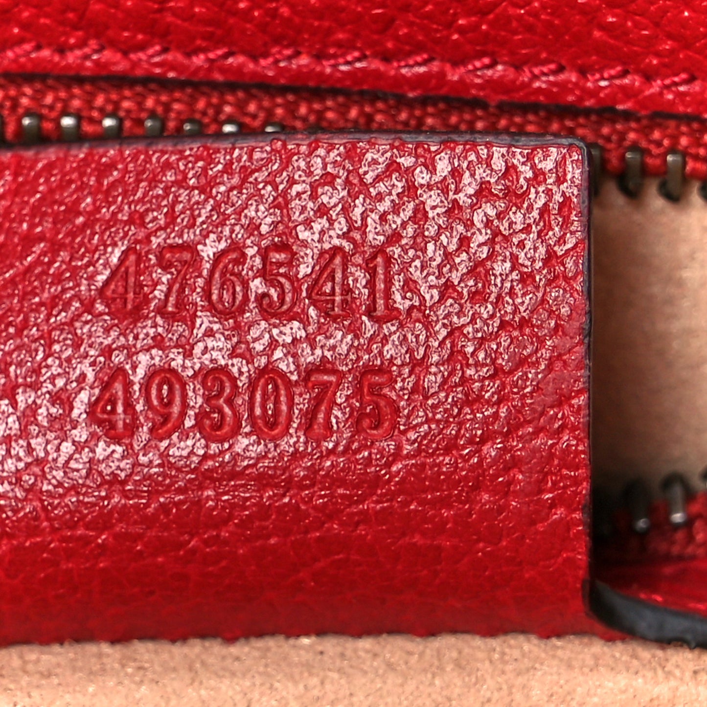 GG Supreme Monogram Small Queen Margaret Top Handle Bag Red