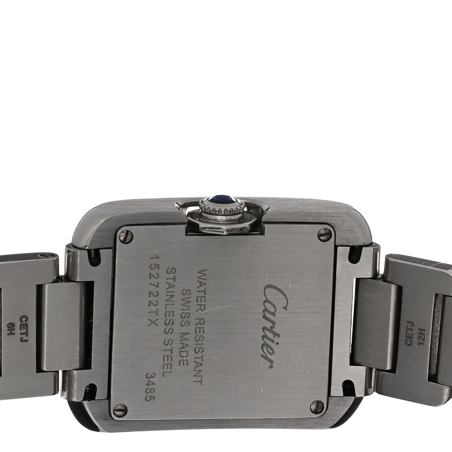 Cartier Stainless Steel 23mm Tank Anglaise Quartz Watch 4 of 5