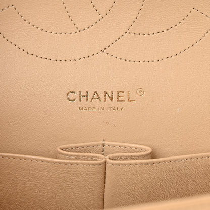 Chanel Caviar Quilted Jumbo Double Flap Beige 6 of 15