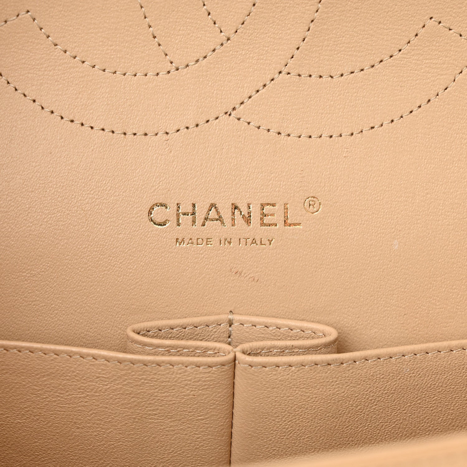 Chanel Caviar Quilted Jumbo Double Flap Beige 6 of 14