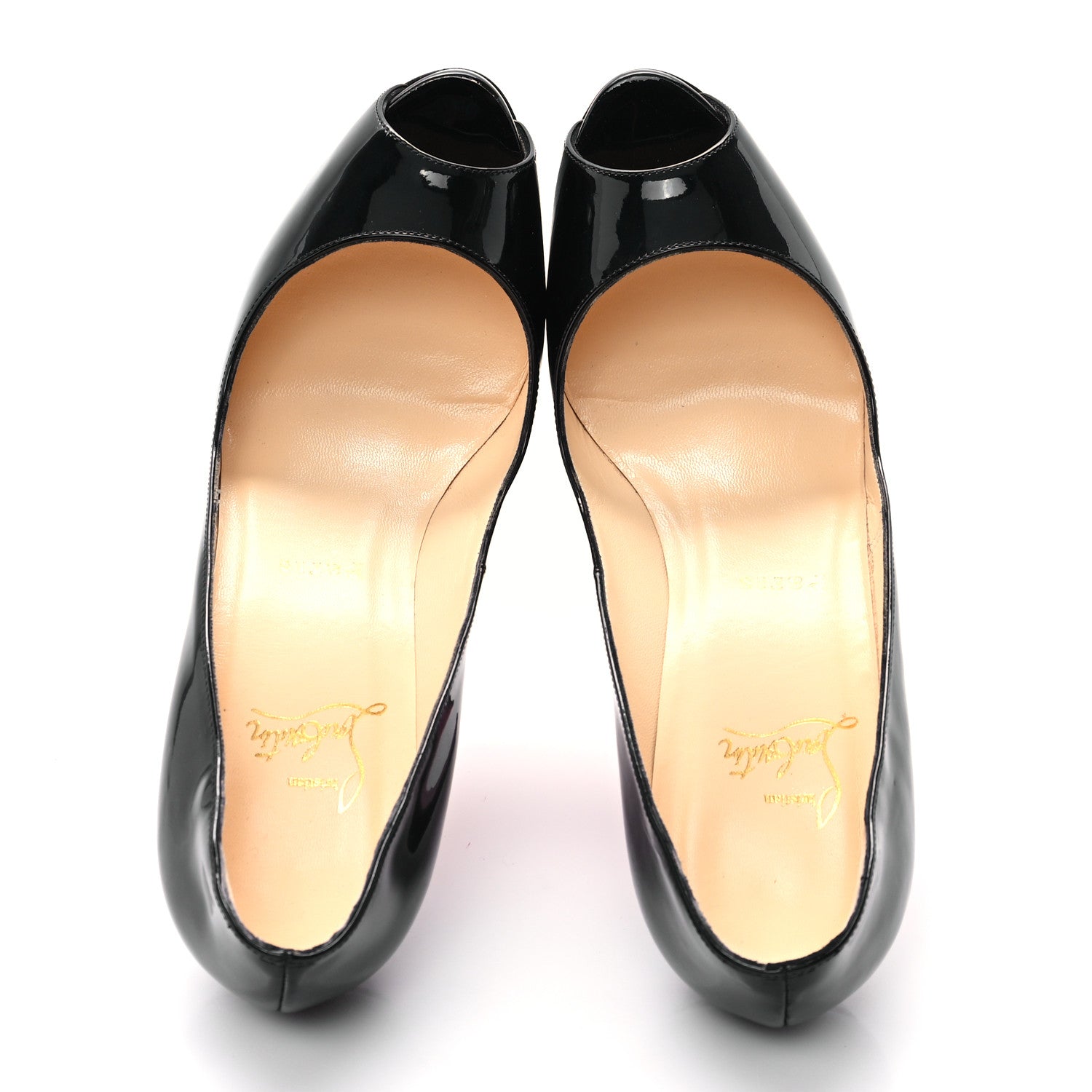 Christian Louboutin Patent New Very Prive 120 Pumps 38.5 Black 2 of 11