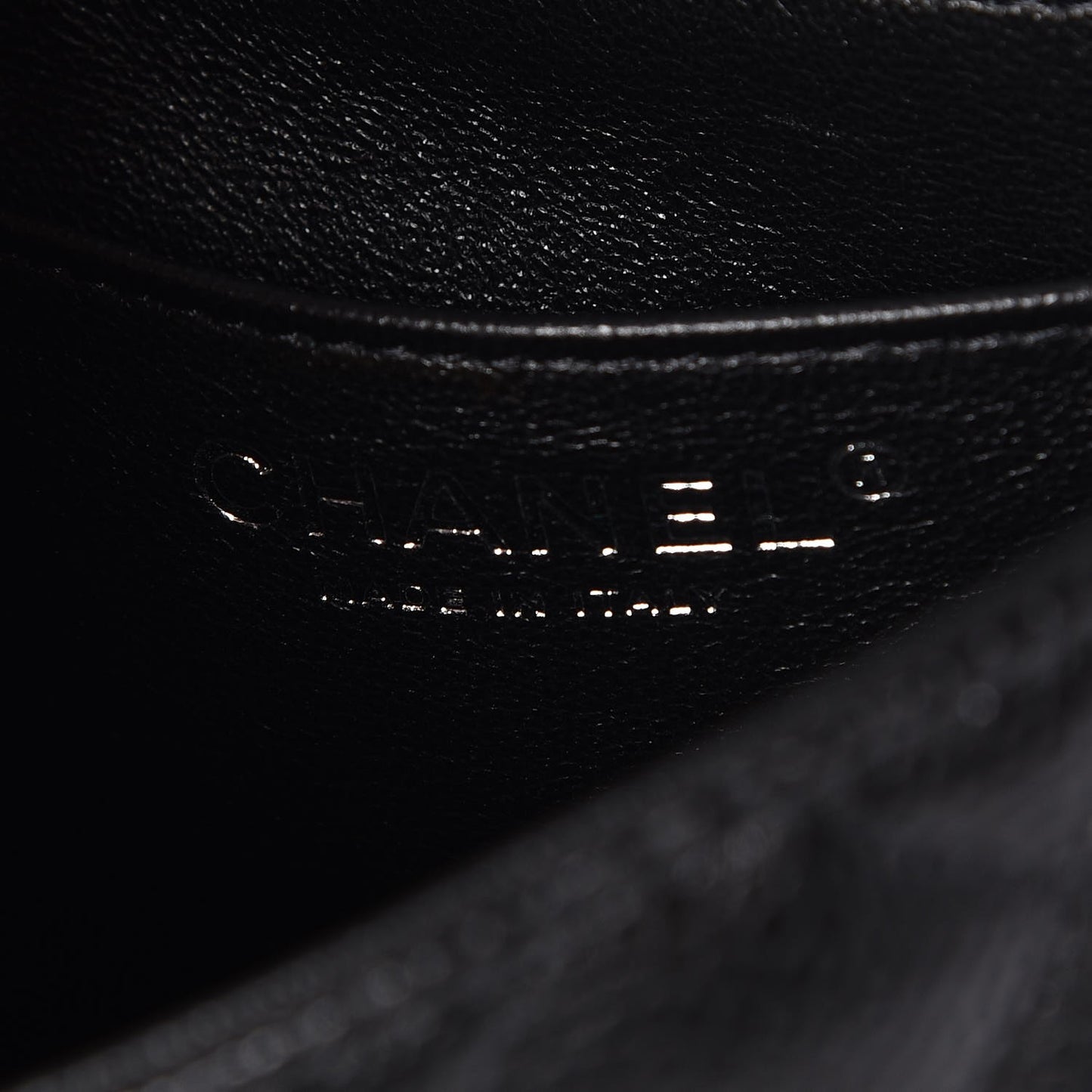 Caviar Quilted Mini Square Flap Black