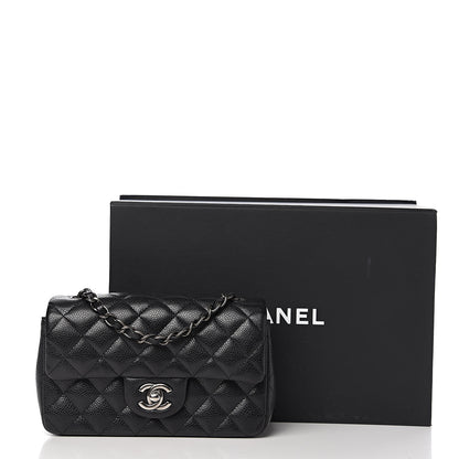 Chanel Caviar Quilted Mini Rectangular Flap Black 10 of 10