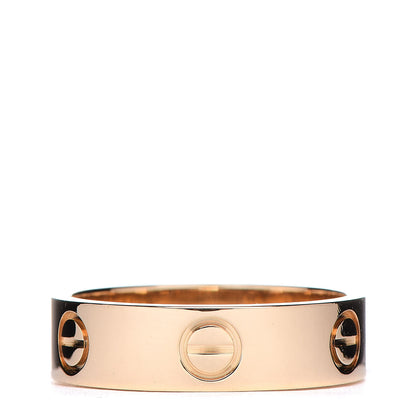 Cartier 18K Yellow Gold 5.5mm LOVE Ring 56 7.5 3 of 5