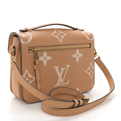 Louis Vuitton Empreinte Monogram Giant Pochette Metis Arizona Beige 3 of 9