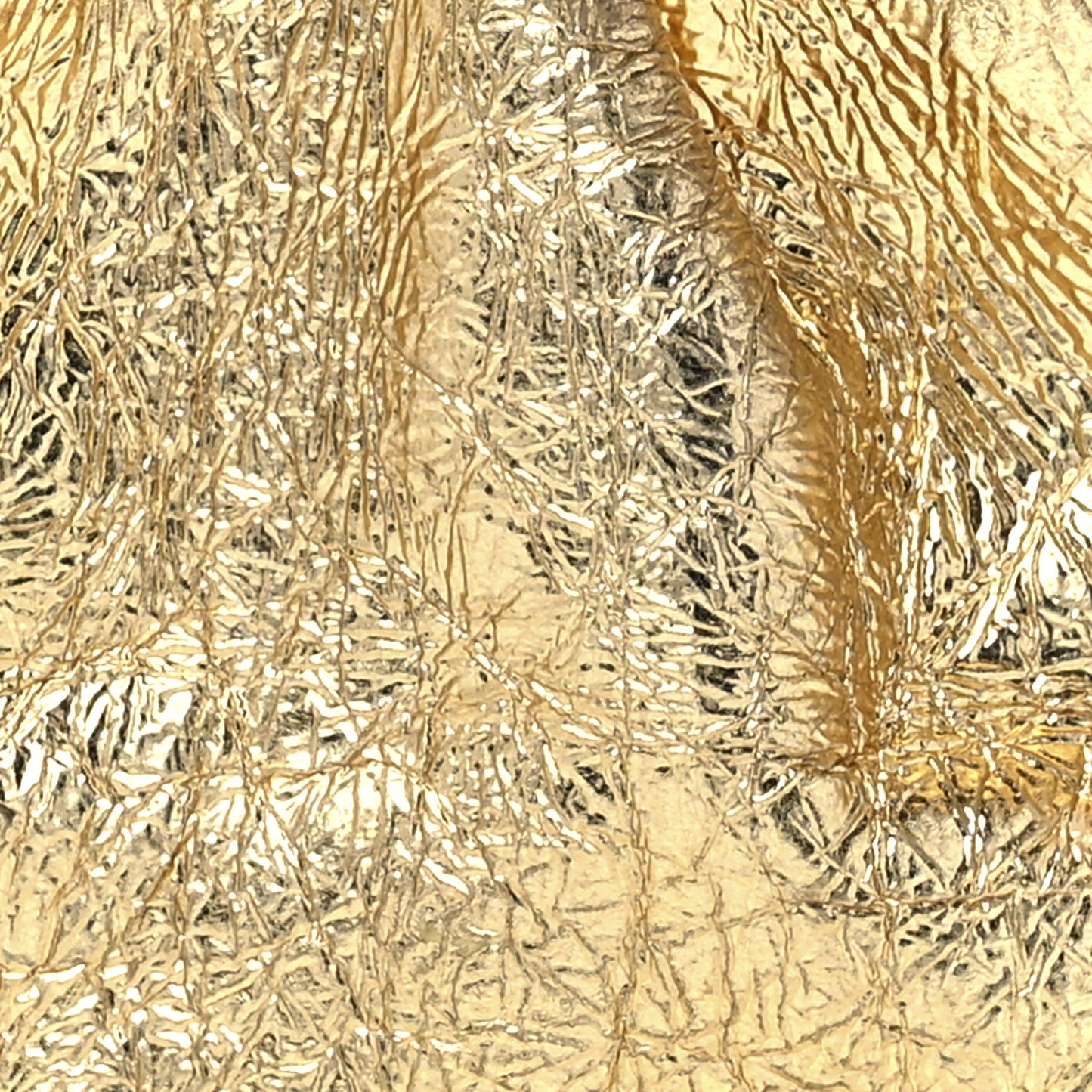 Metallic Crinkled Lambskin The Mini Pouch Oro