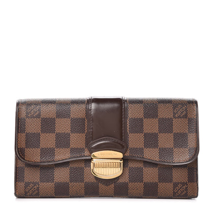 Louis Vuitton Damier Ebene Sistina Wallet 1 of 13