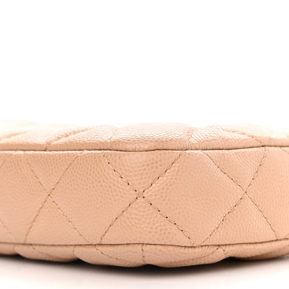 Chanel Caviar Quilted Small Clutch With Chain Beige 11 of 15