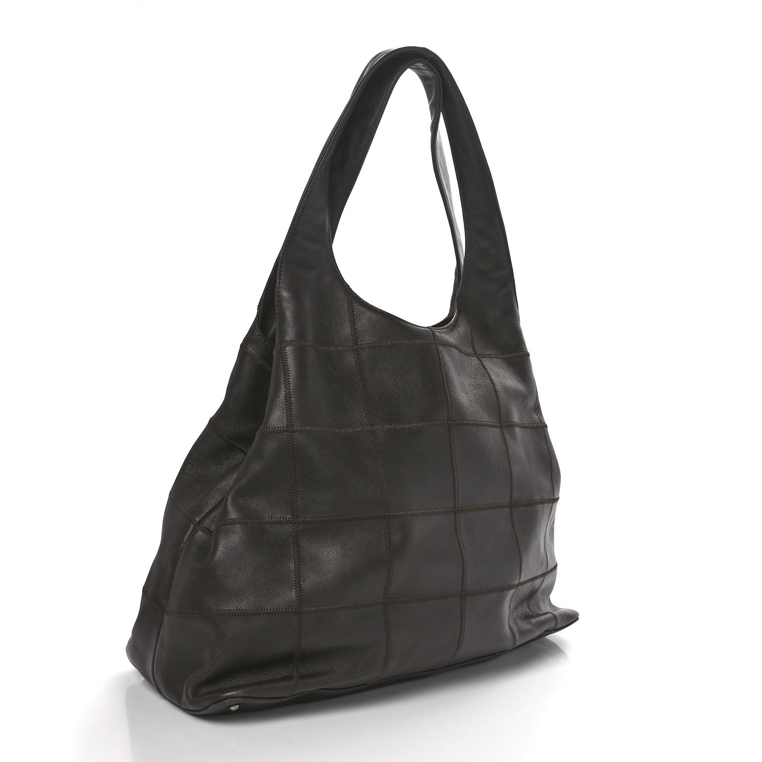 Chanel Calfskin Square Stitched Tassel Bag Brown 3 of 10