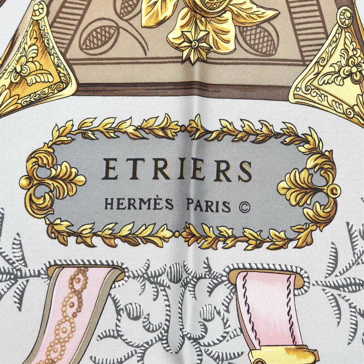 Silk Concours D Etriers Scarf 90