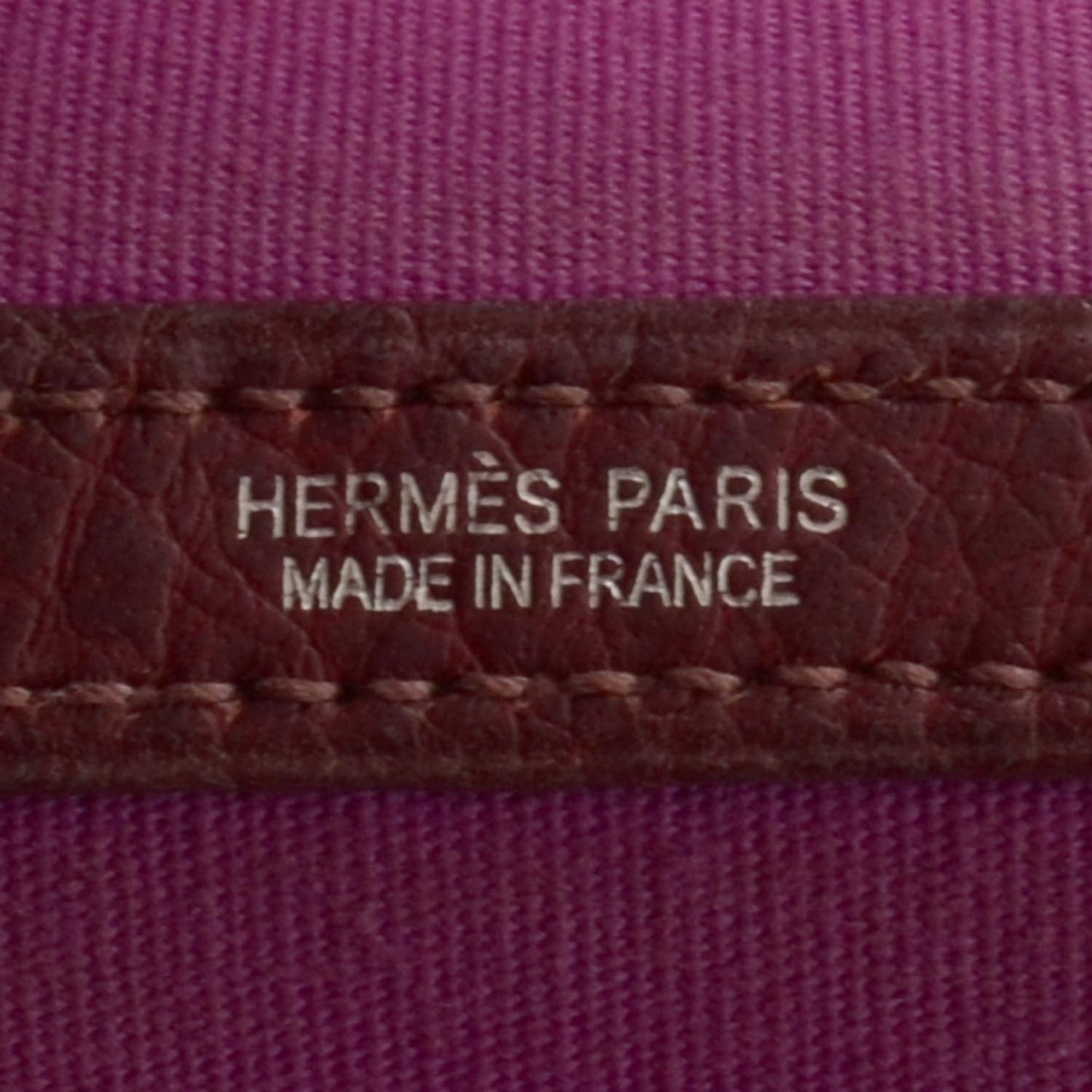 Toile Leather Garden Party PM Rouge Imperial