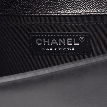 Chanel Caviar Quilted Medium Boy Flap Black 8 of 12