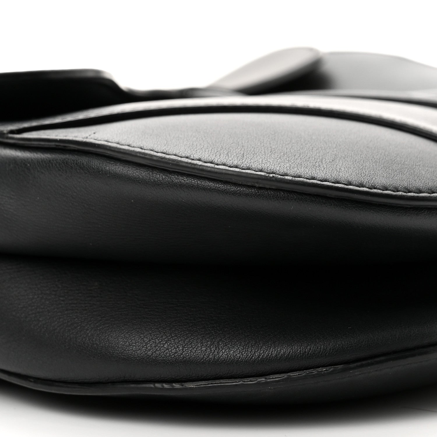 Christian Dior Ultra Matte Calfskin Saddle Bag Black 8 of 11