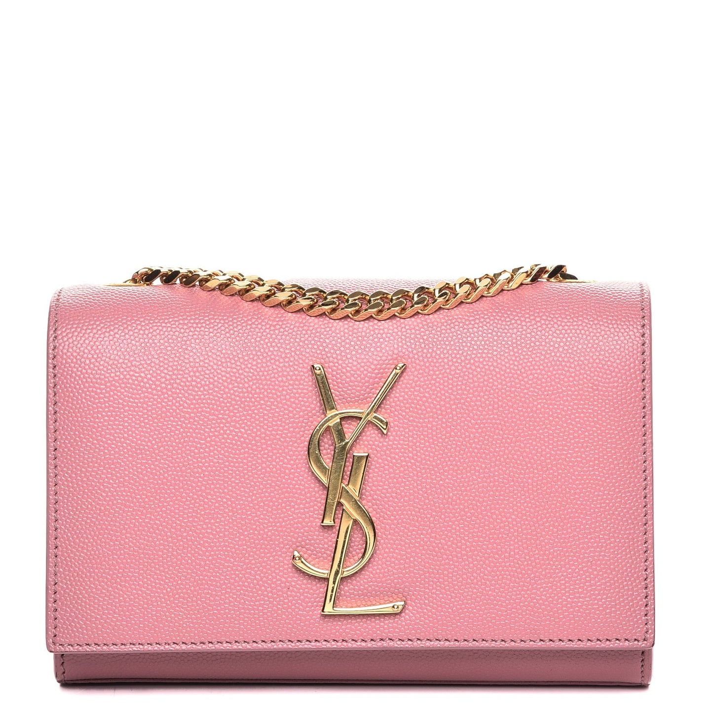 Grain De Poudre Small Classic Monogram Kate Satchel Old Rose