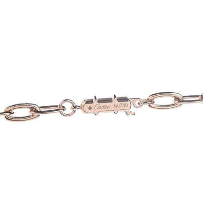 Cartier 18K Pink Gold Diamond Juste Un Clou Chain Necklace 4 of 6