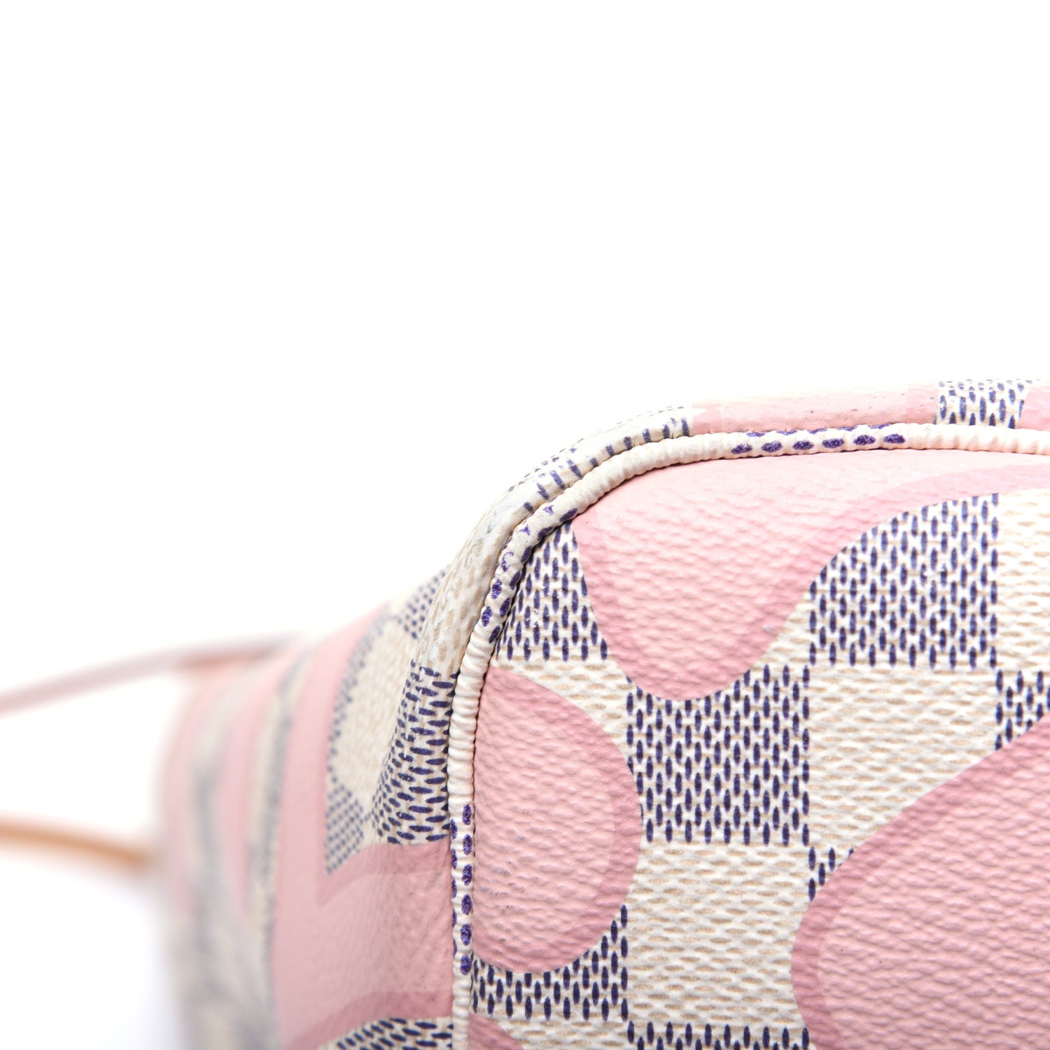 Louis Vuitton Damier Azur Tahitienne Neverfull MM 25 of 27