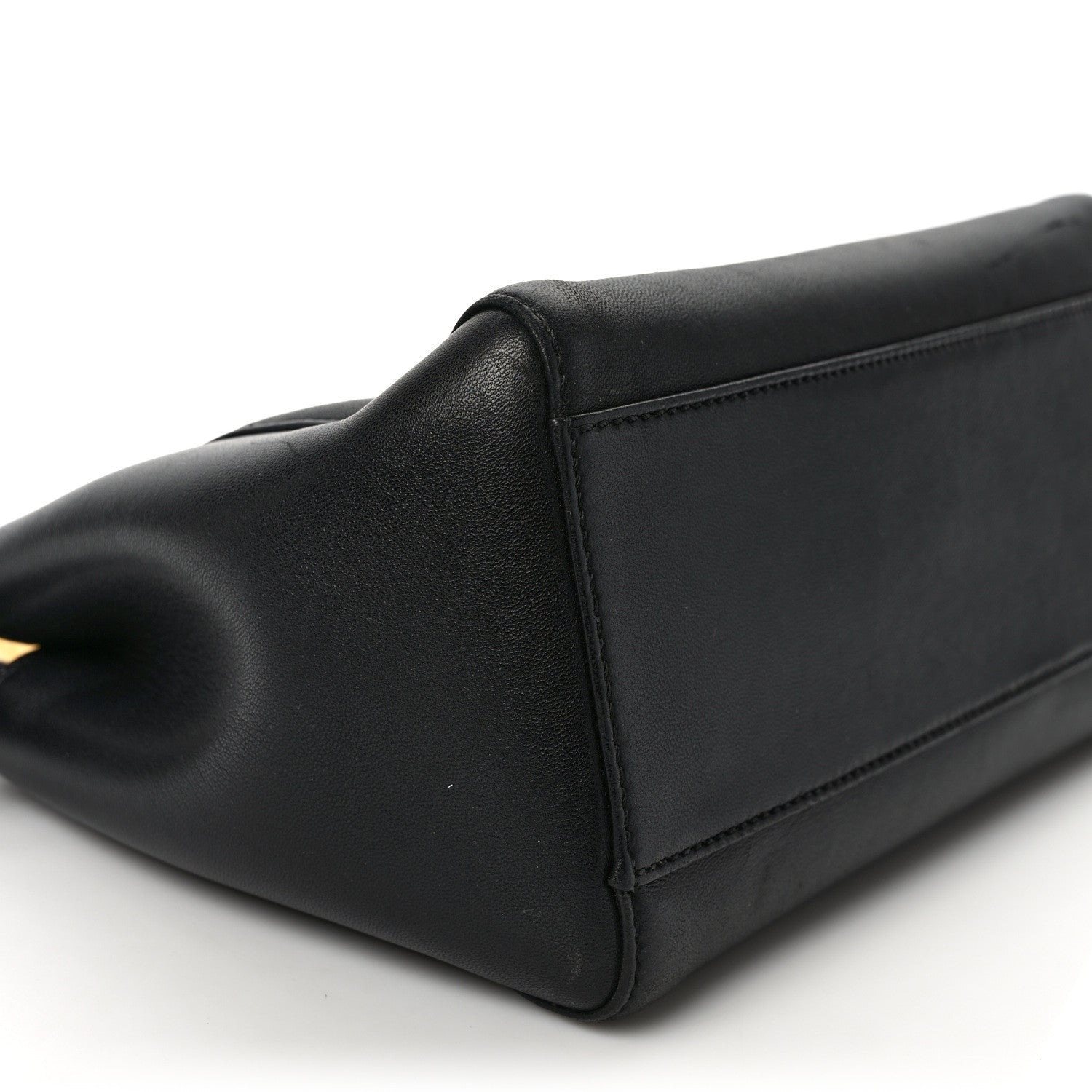 Fendi Nappa Mini Peekaboo Iconic Satchel Black 7 of 8