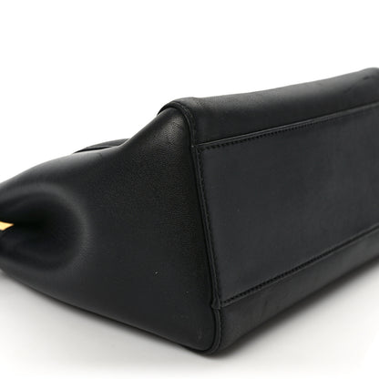 Fendi Nappa Mini Peekaboo Iconic Satchel Black 7 of 8