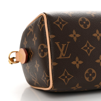 Louis Vuitton Monogram Speedy Bandouliere 20 Black 8 of 9