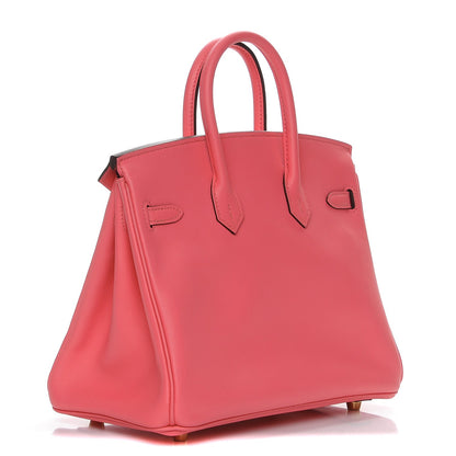 Hermes Swift Birkin 25 Rose Azalee 3 of 25