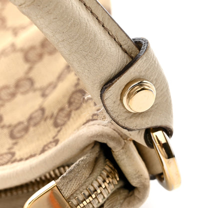 Gucci Monogram Large Abbey D Ring Hobo Off White 12 of 14