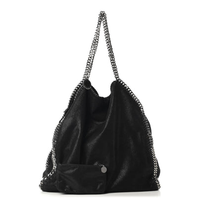 Stella McCartney Shaggy Deer Big Falabella Tote Black 1 of 8