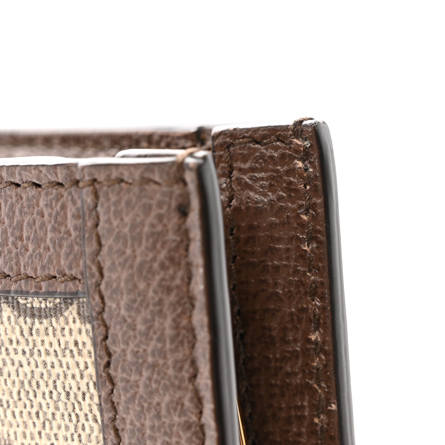 Gucci GG Supreme Monogram Web Ophidia Pouch Brown 8 of 10
