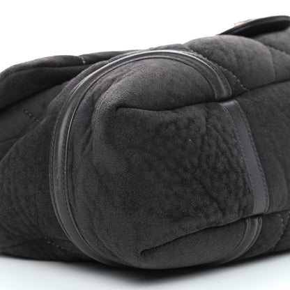Chanel Microsuede Quilted Rodeo Drive Flap Grey 10 of 11