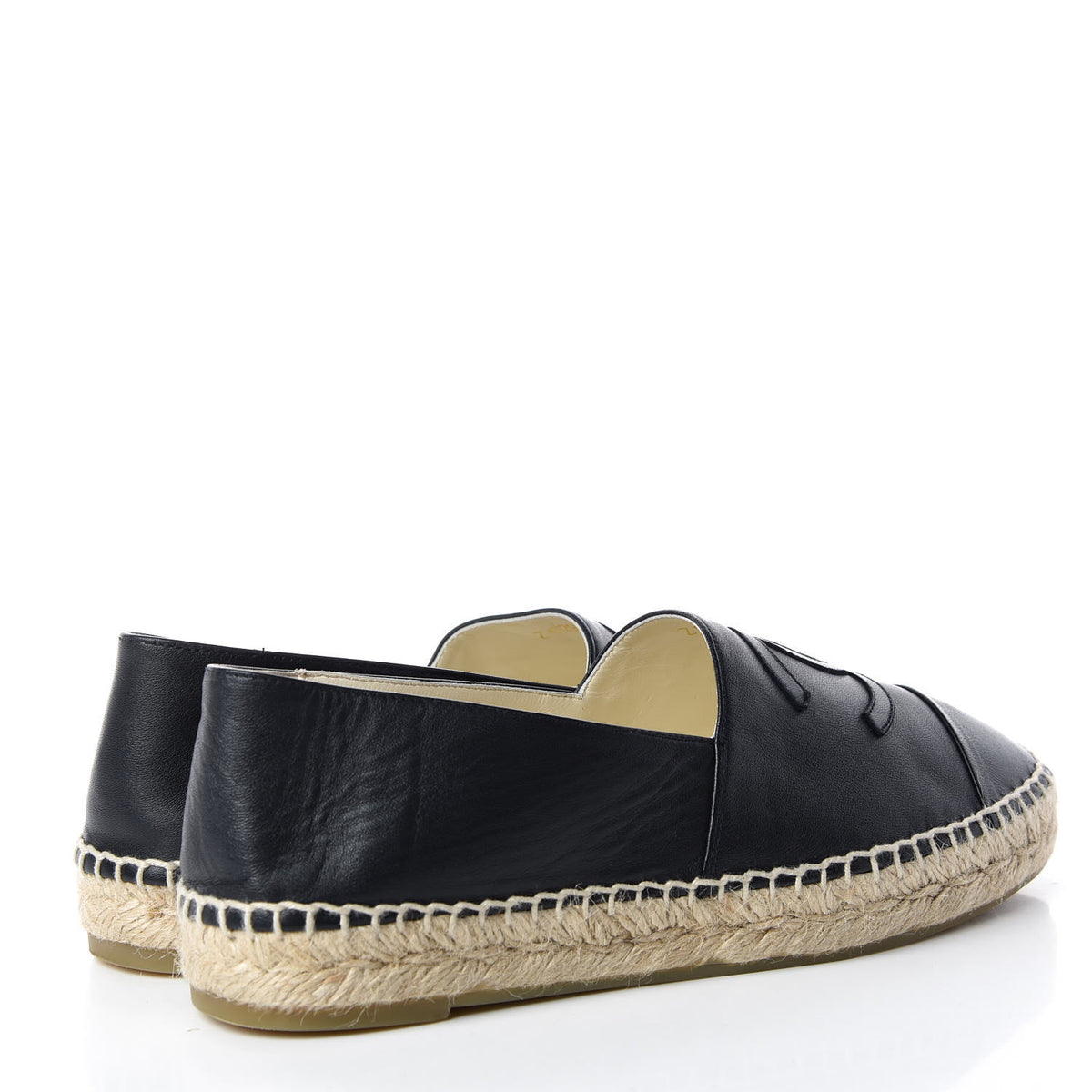 Chanel Lambskin CC Espadrilles 39 Dark Navy 4 of 10