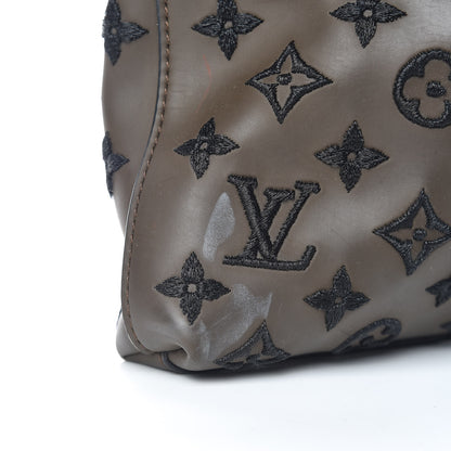 Louis Vuitton Monogram Addiction Vertical Lockit MM Brown 9 of 12