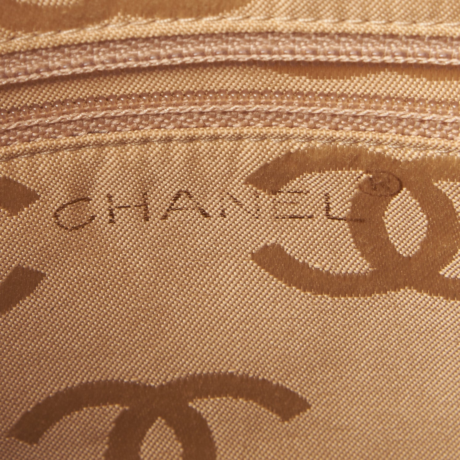 Chanel Lambskin Chevron Quilted Camera Case Beige 8 of 11