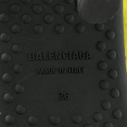 Balenciaga Satin Quilted Home 80mm Sandals 36 Lime 6 of 10