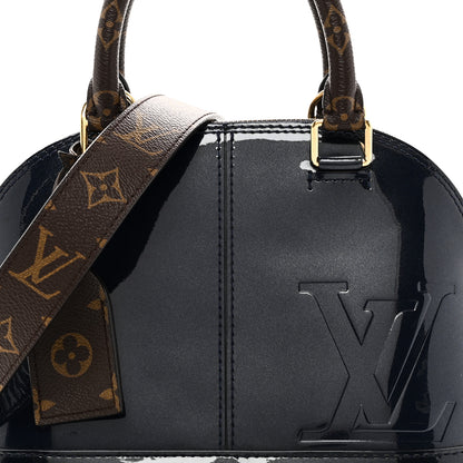 Louis Vuitton Patent Monogram Alma BB Marine 7 of 9