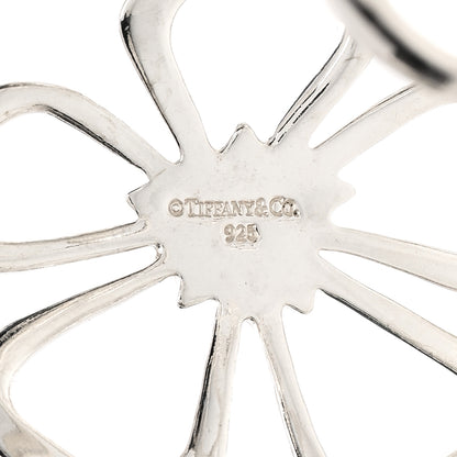Tiffany Sterling Silver Elsa Peretti Hibiscus Flower Cuff Bracelet 3 of 3