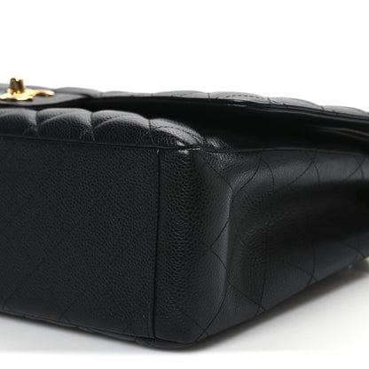 Chanel Caviar Quilted Maxi Double Flap Black 10 of 11
