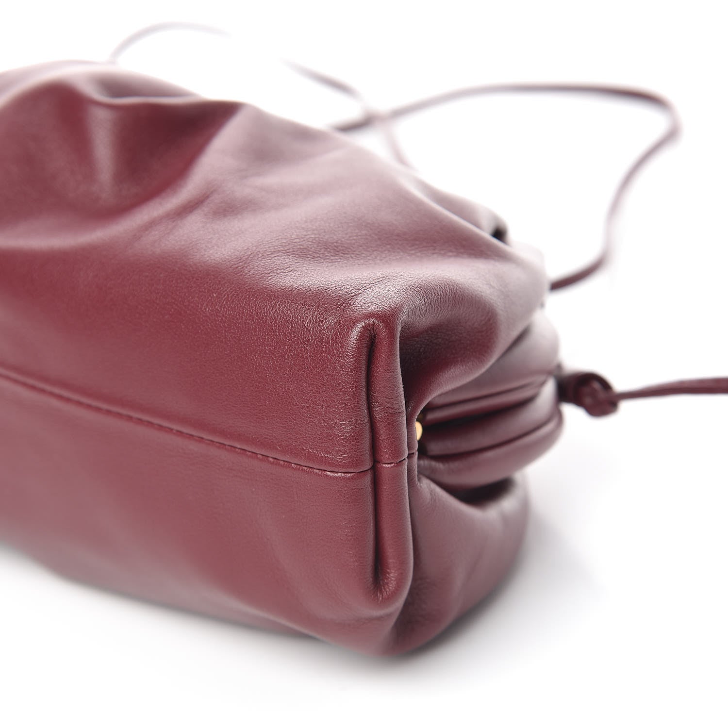 Bottega Veneta Butter Calfskin The Mini Pouch Bordeaux 9 of 9