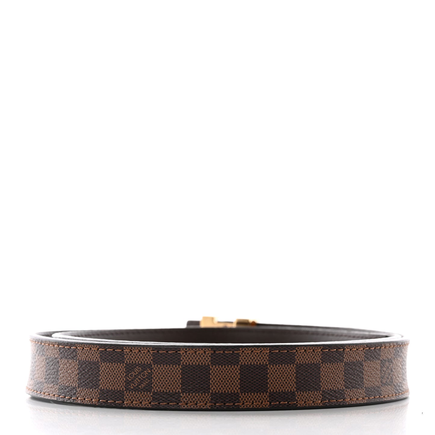 Mini Damier Ebene 25mm LV Initiales Belt 90 36