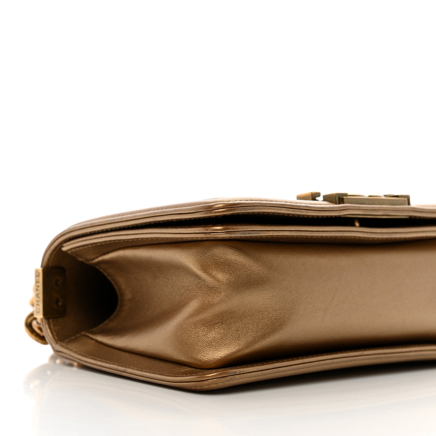 Chanel Galuchat Stingray Small Boy Flap Gold 9 of 10